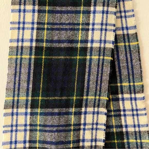 Clan Gordon Tartan Wool Scarf Highland Home Industries Vintage Wool Scotland - Picture 3 of 7